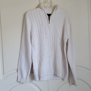 White sweater with stains